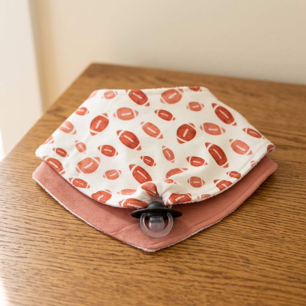 Game Day - Doodalou Bamboo Bandana Baby Bib Combo - Hero