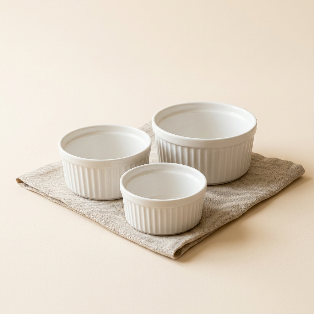 Porcelain Ramekin Set (3-Piece) - Hero