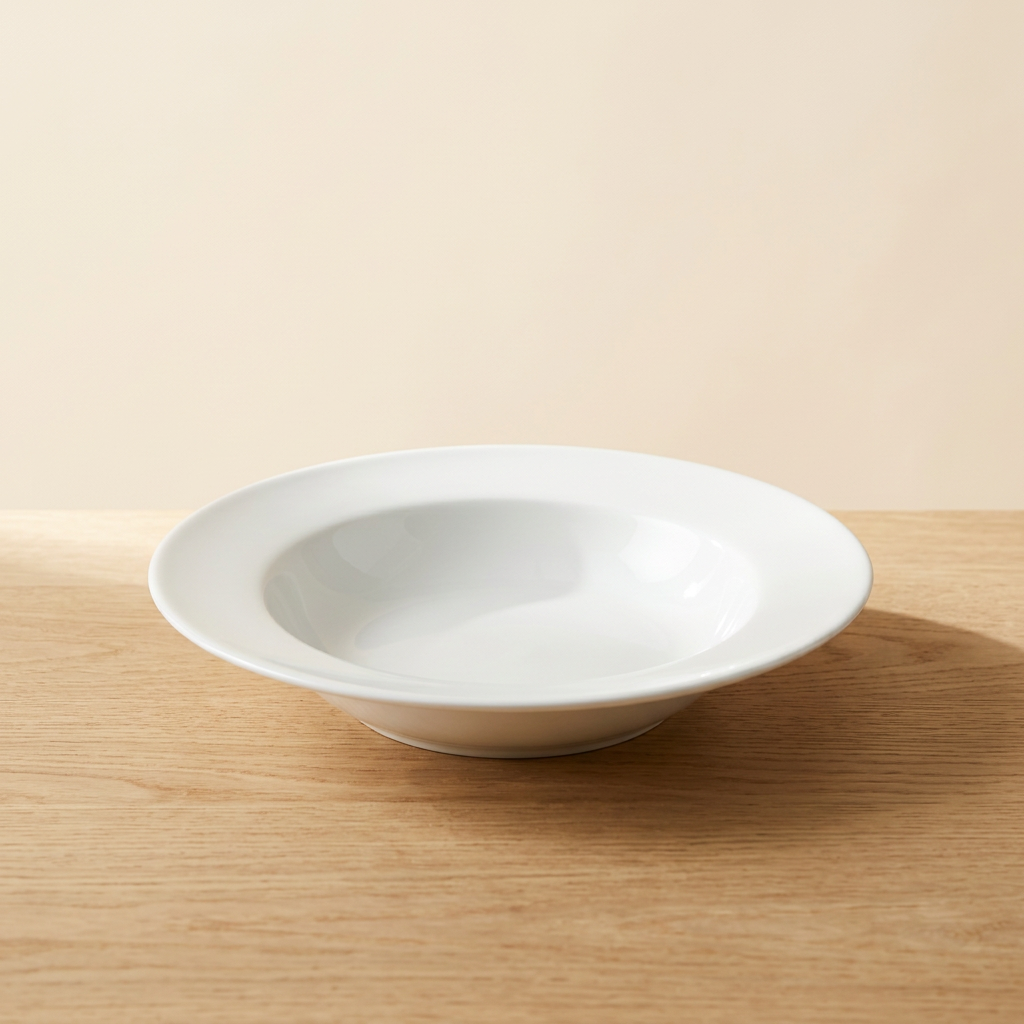Porcelain Deep Soup Plate - Hero