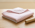 Candy Stripe Bamboo Muslin Crib Sheet - Material Story