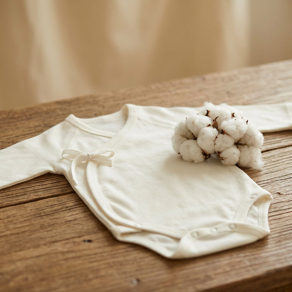 Hipzoo Organic Cotton Korean Jeogori Style baby onesie - Material Story