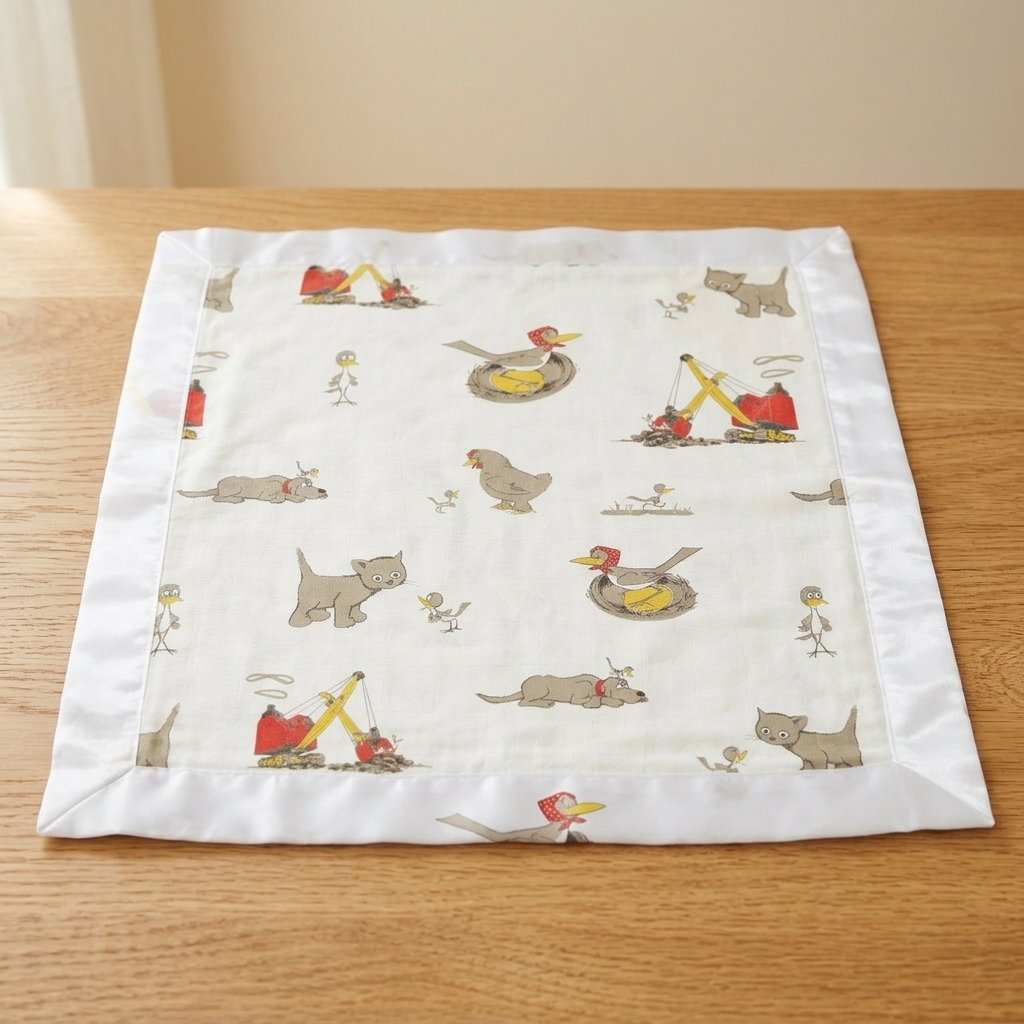 Are You My Mother Bamboo Muslin Security Baby Blankie - Hero