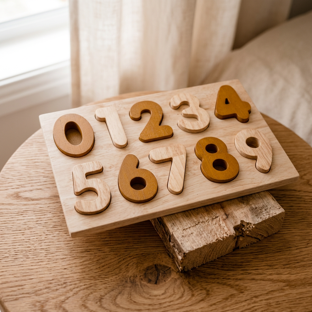 QToys Australia Natural number puzzle - Material Story