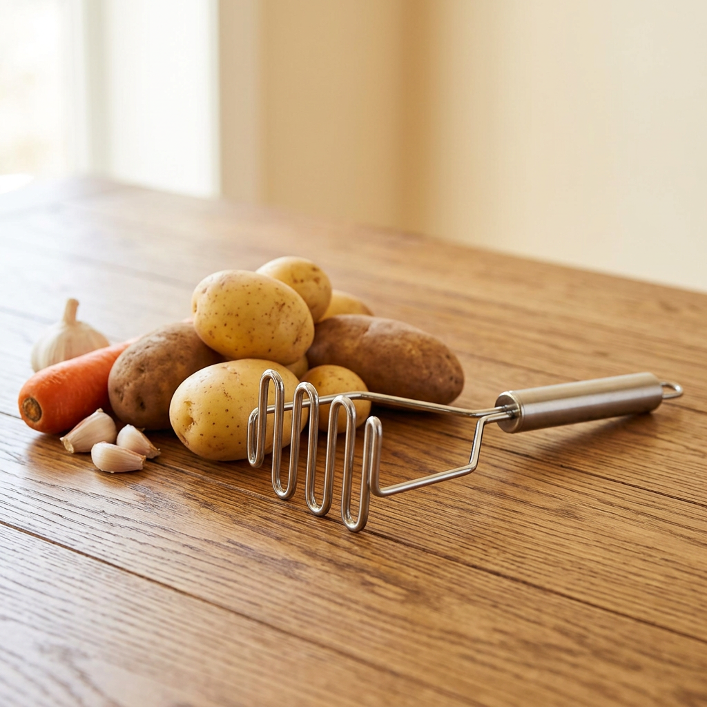 Premium Stainless Steel Durable Potato and Food Masher - Material Story