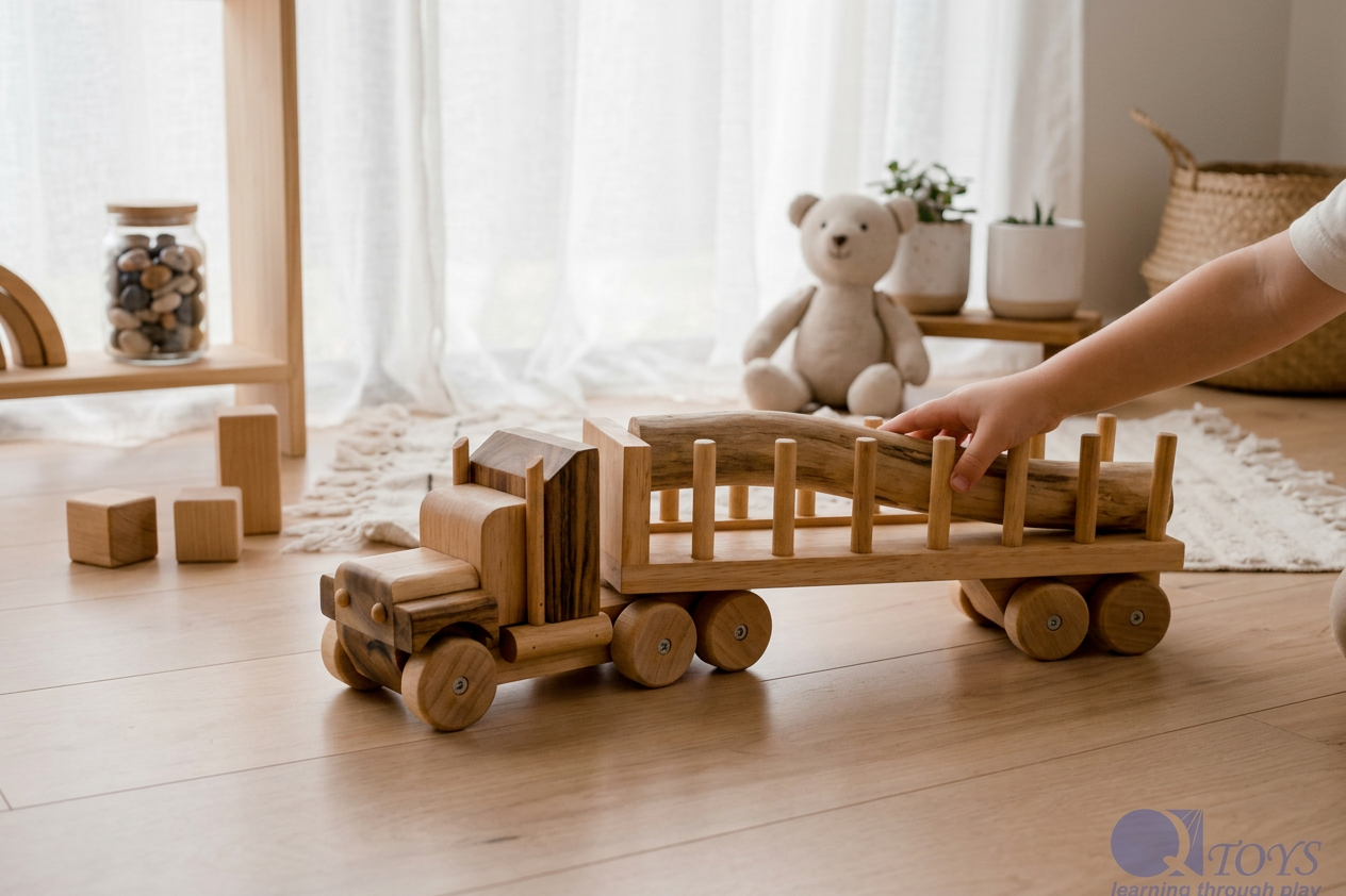 QToys Australia (USA) LOG TRUCK - In-Use