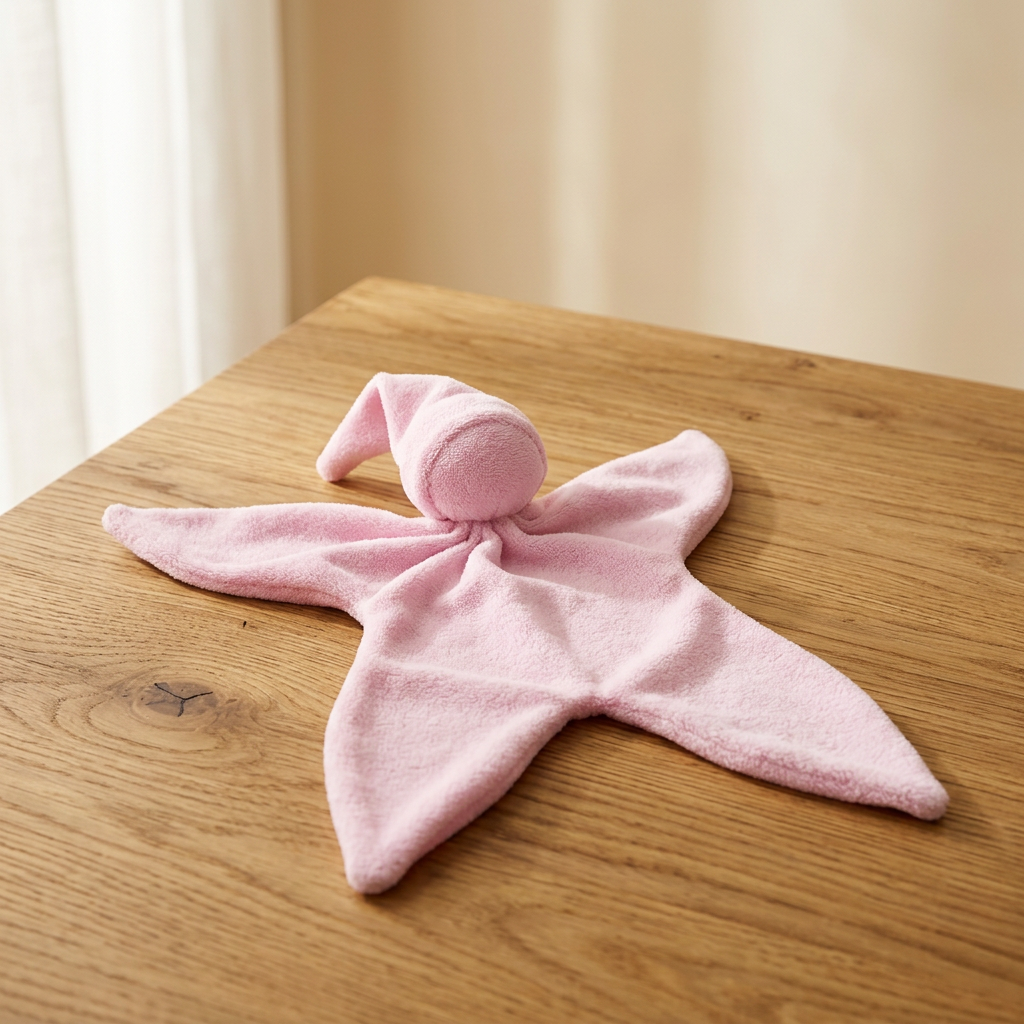 Cuski 310013 Organic Cotton Baby Comforter, Pink - Hero