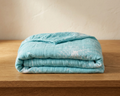 Dandelion Seeds Bamboo Muslin Crib Sheet - Hero