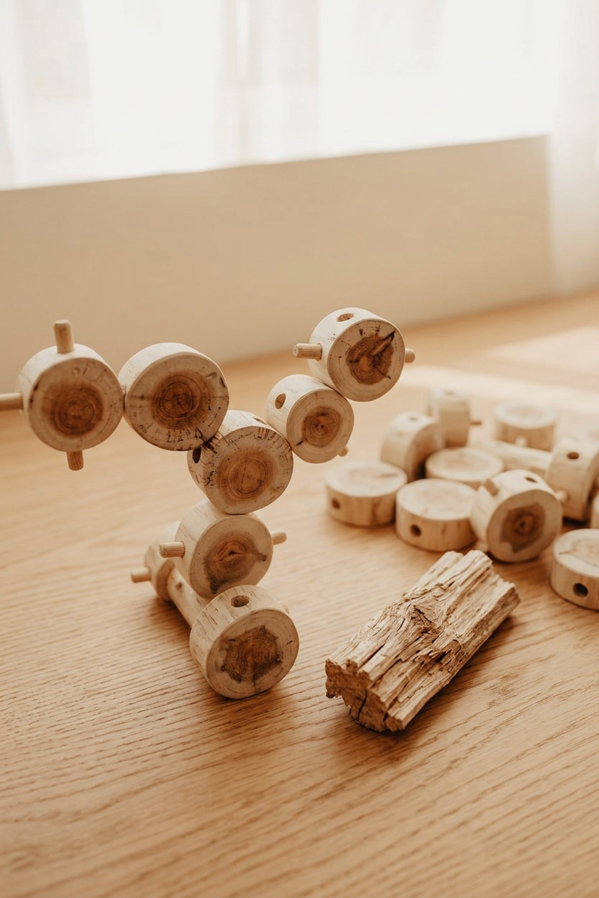 QToys Australia (USA) Tree construction set 40 pcs - Material Story