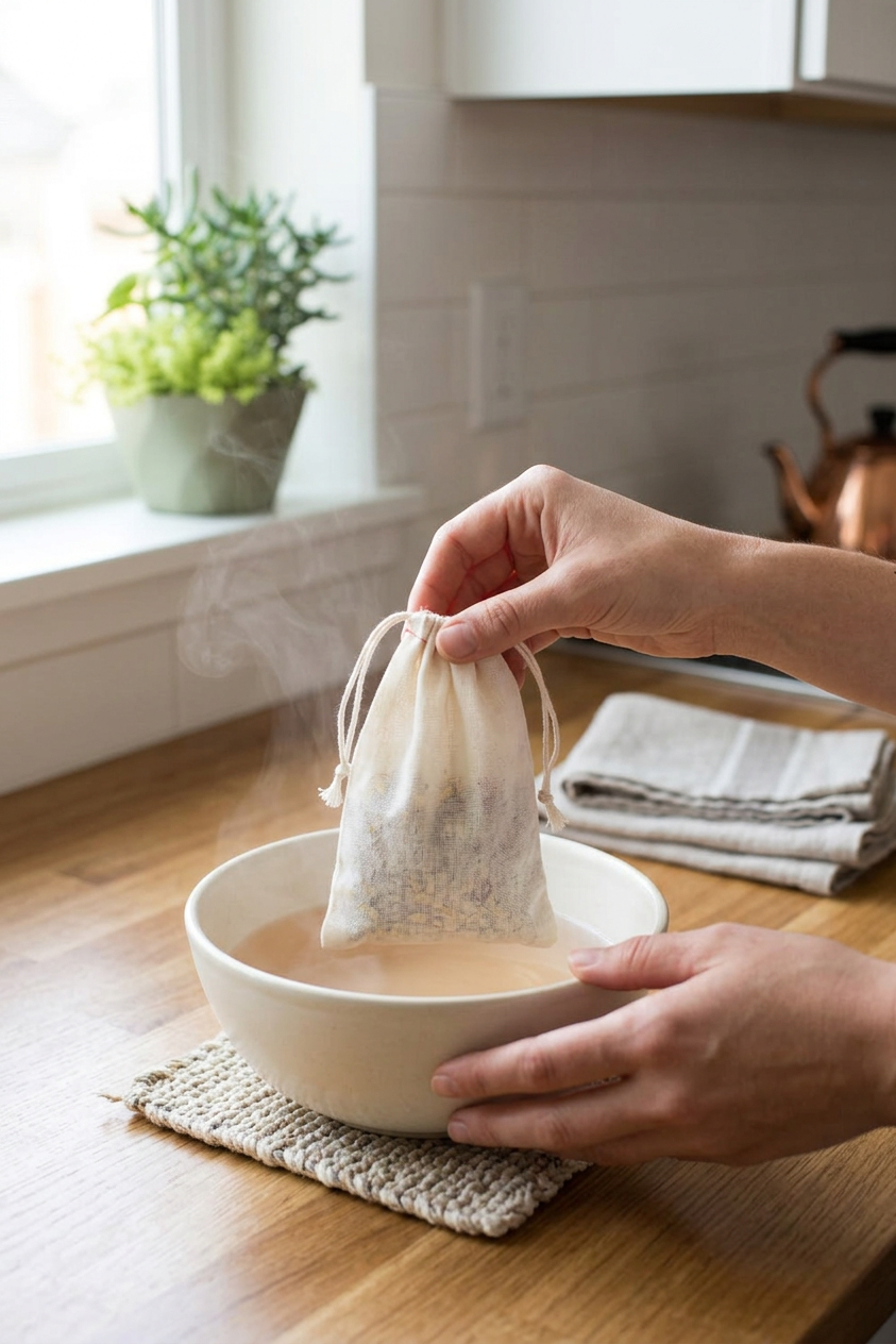 Perfect Baby Organic Bath Tea/ Sachet - In-Use