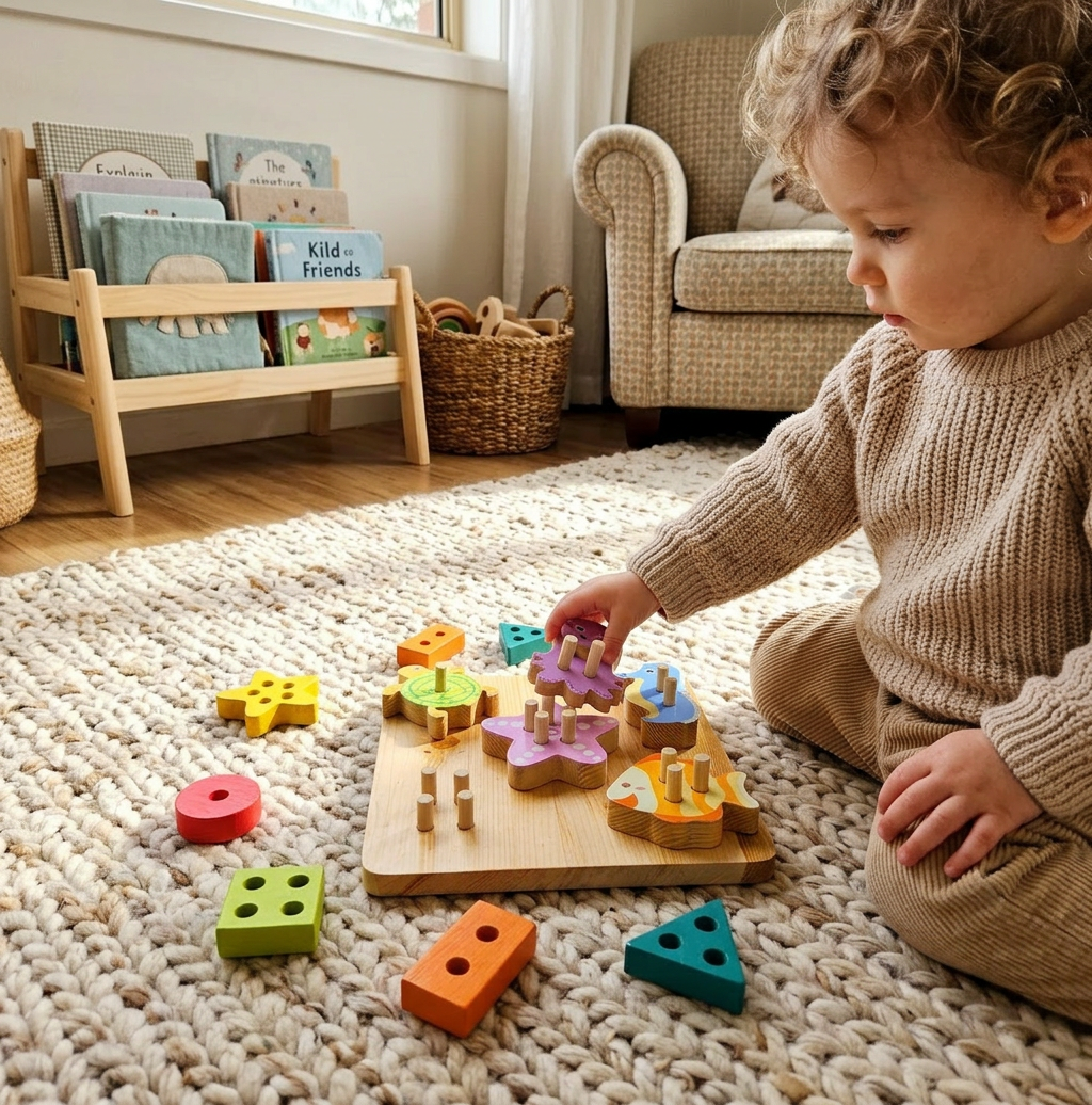 QToys Australia (USA) Sea Animal Shape Puzzle - In-Use