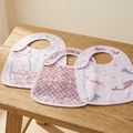 Under The Sea Bamboo Muslin Snap Bibs 3PK - Hero