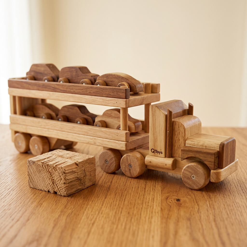 QToys Australia Car transport truck - Material Story