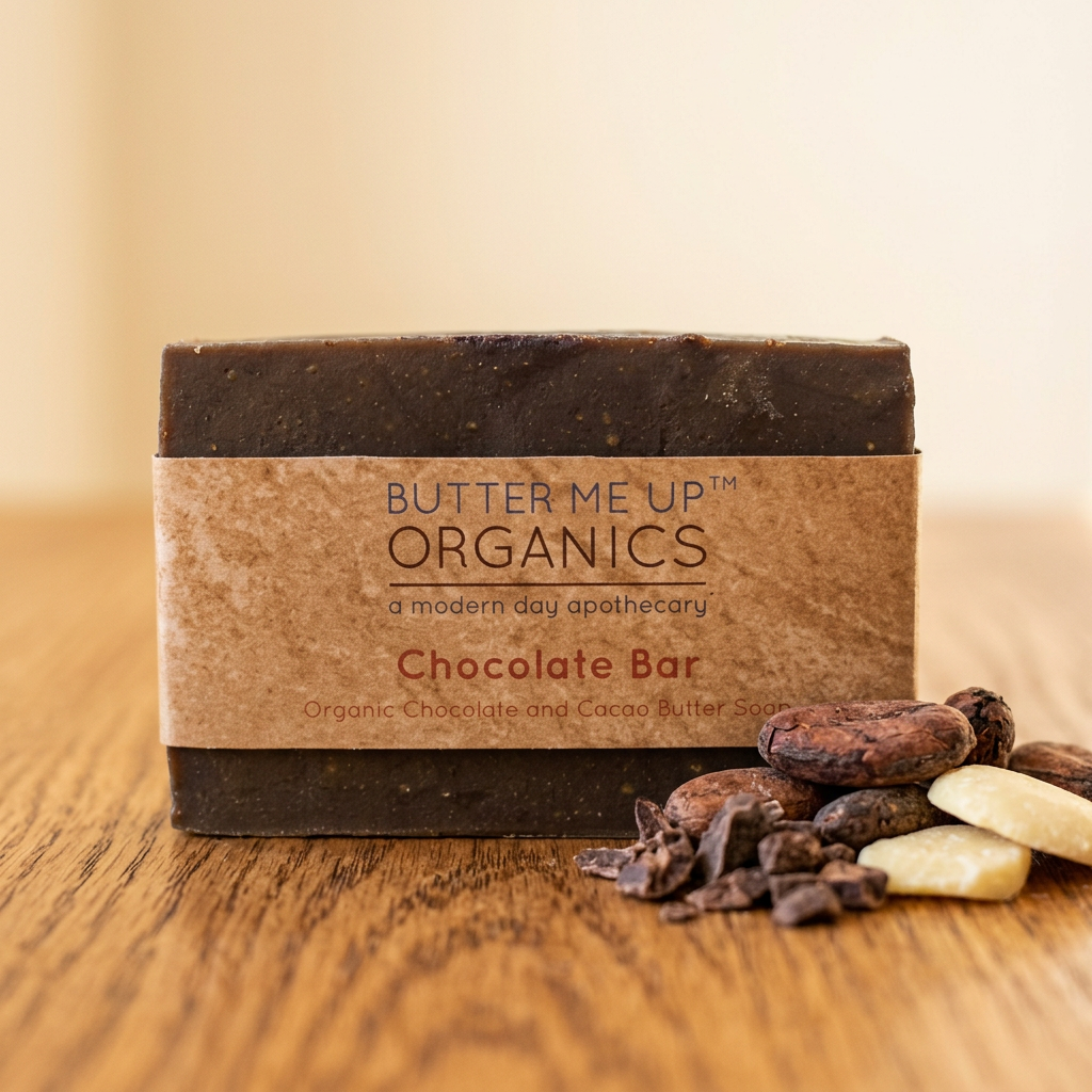 Chocolate All Over Bar / Organic Shampoo Bar / - Material Story