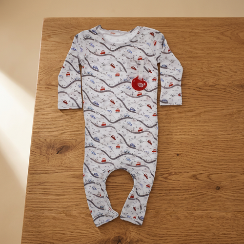 Fast and Furious - Doodalou Bamboo Baby Romper - 9 - 12 Months - Hero