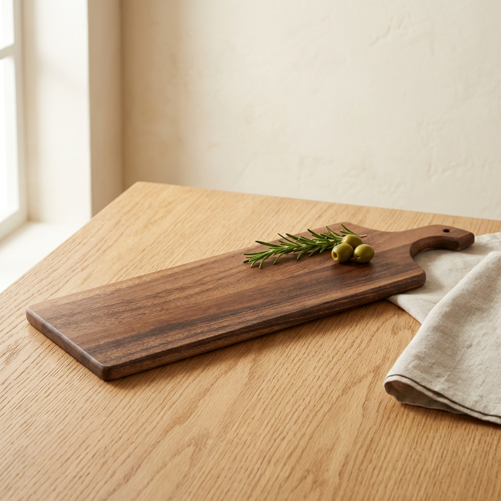 Acacia Wood Cutting /Charcuterie Board - Hero