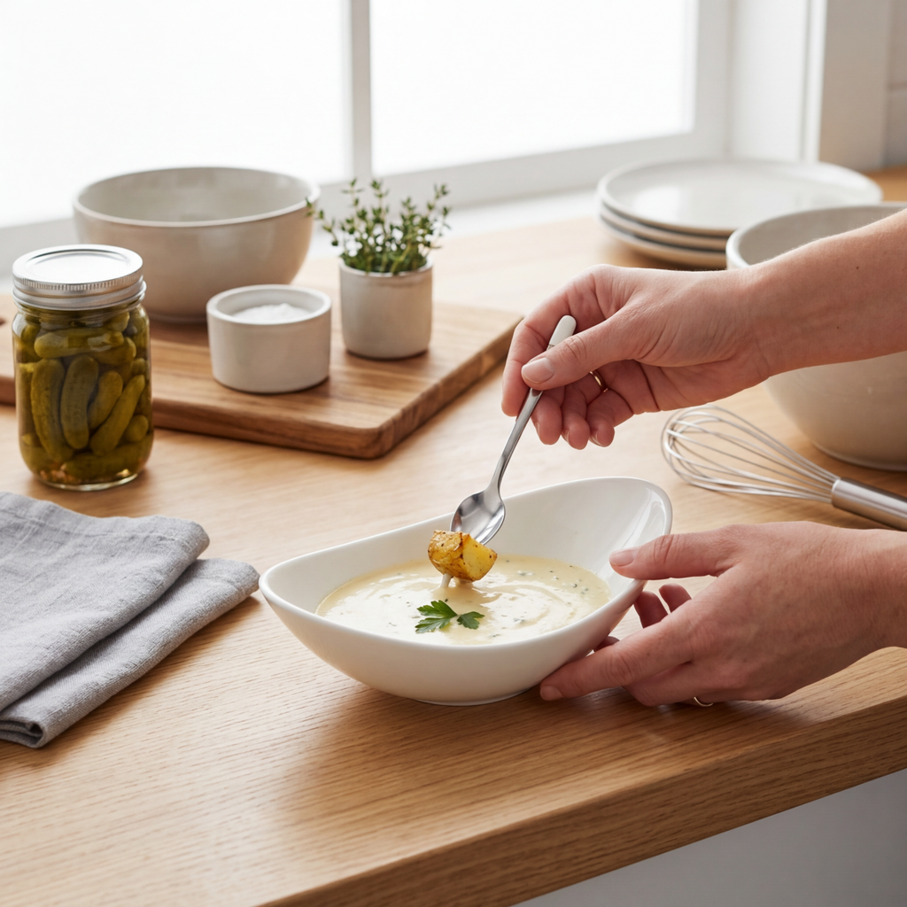 White Sauce Dish 5" inch X 3.5'' X 1.7'' | - In-Use