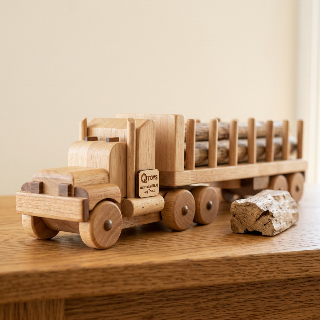 QToys Australia (USA) LOG TRUCK - Material Story