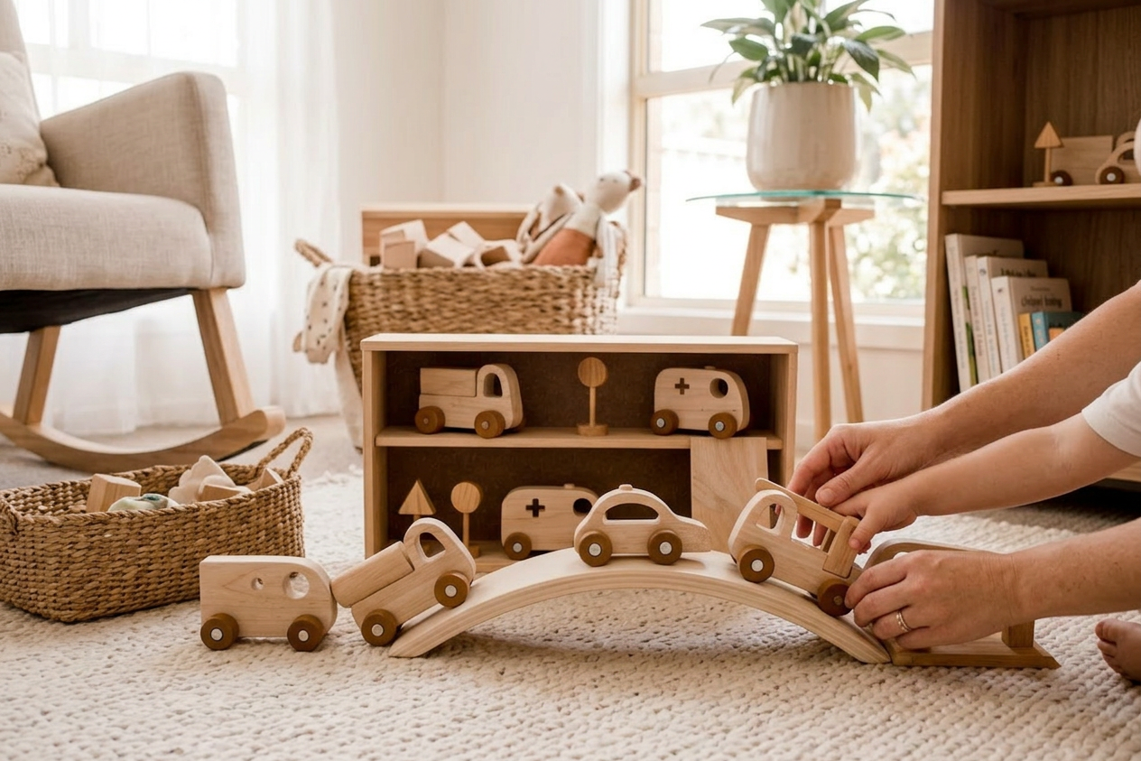 QToys Australia (USA)  Vehicle play set - In-Use