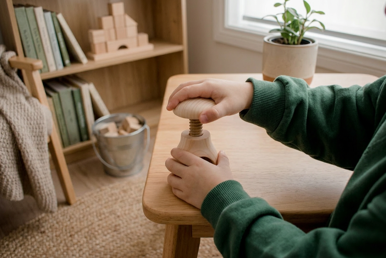 QToys Australia Screw Mushroom - In-Use