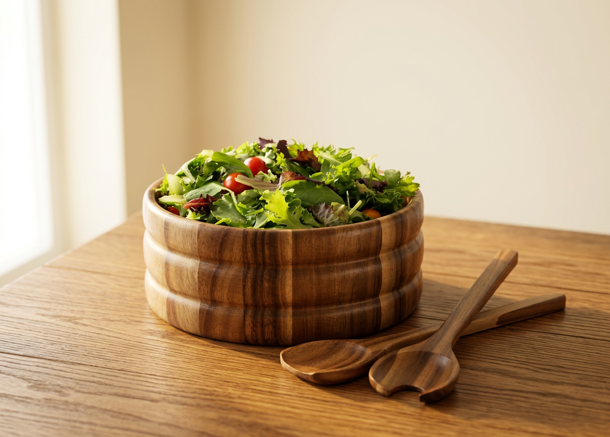 Salad Bowl with Servers - Hero