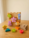 QToys Australia (USA) Sea Animal Shape Puzzle - Material Story