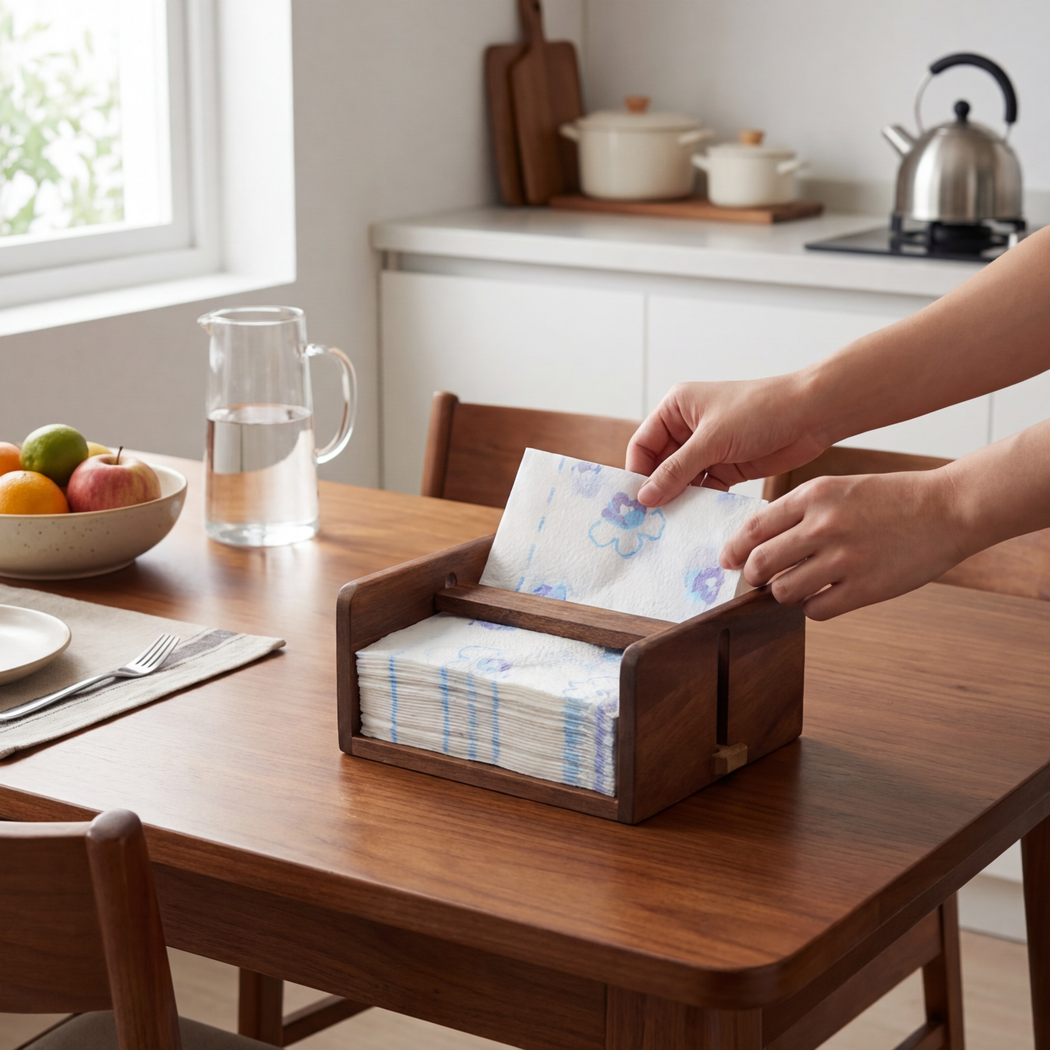 Napkin Holder - In-Use